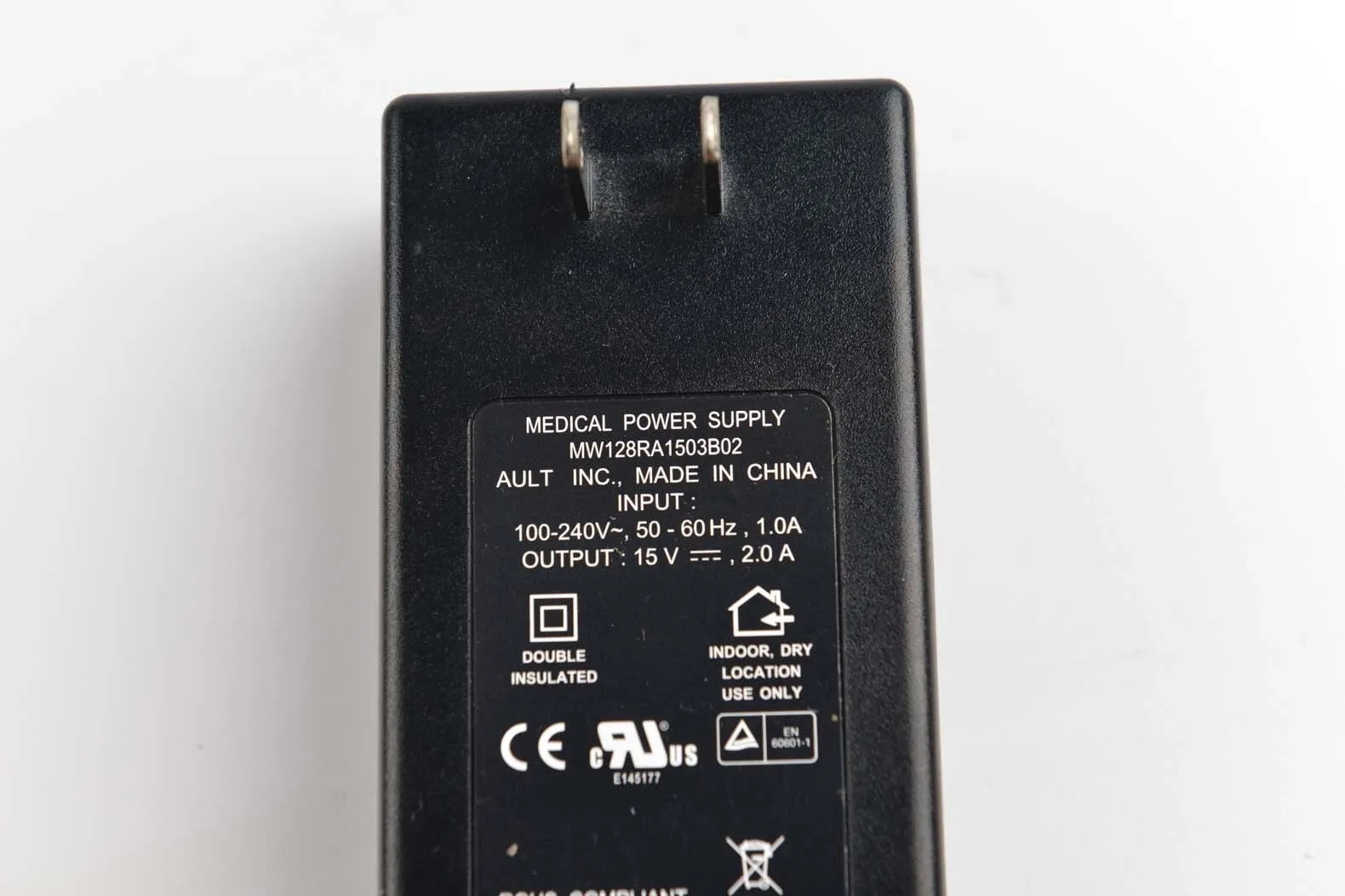 *Brand NEW*GENUINE AULT Medical 15V 2A AC Adapter MW128RA0503B02 Power Supply